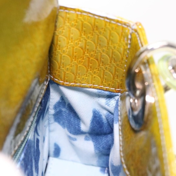 Christian Dior Lady Dior Patent Leather Trotter Embossed Bag with Strap and Card - Picture 16 of 16
